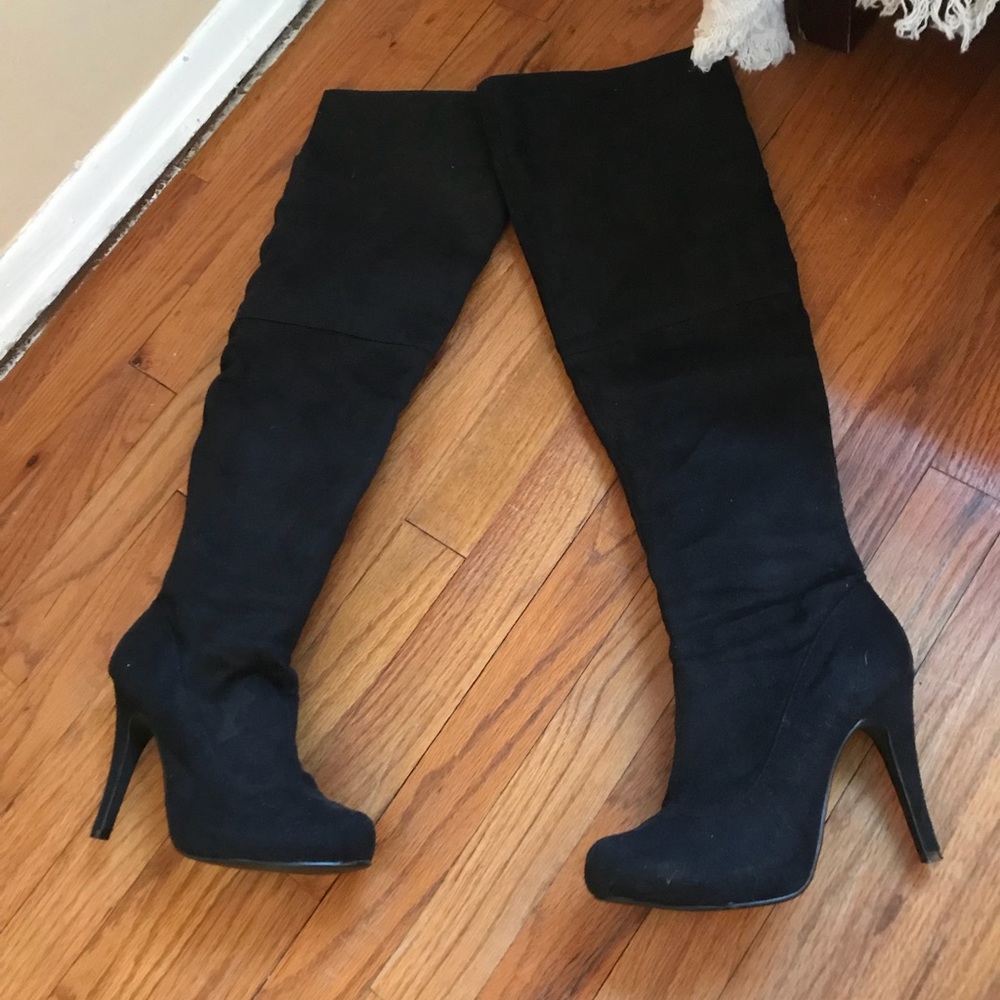 Black Over the knee boots